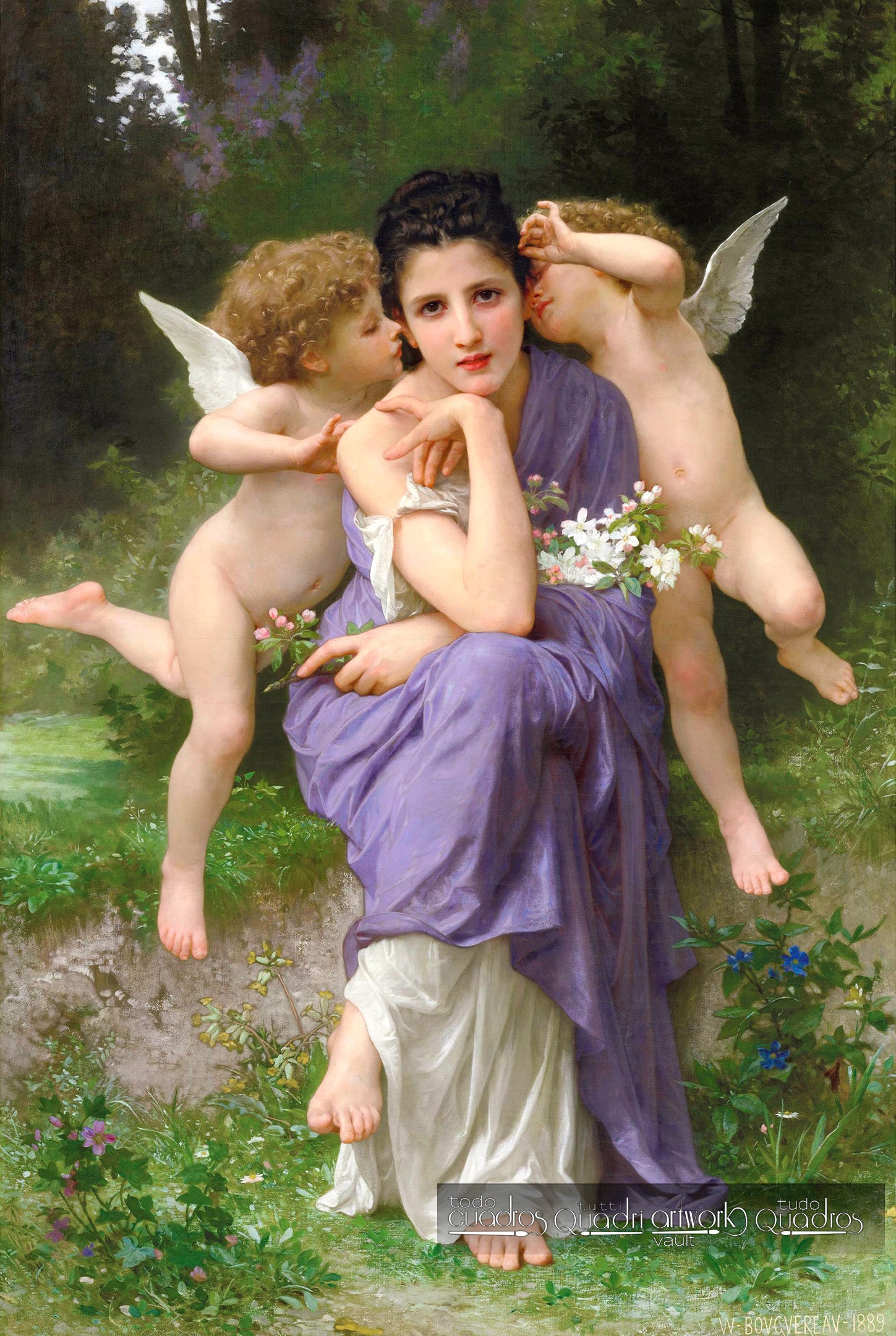 Chansons de printemps, Bouguereau
