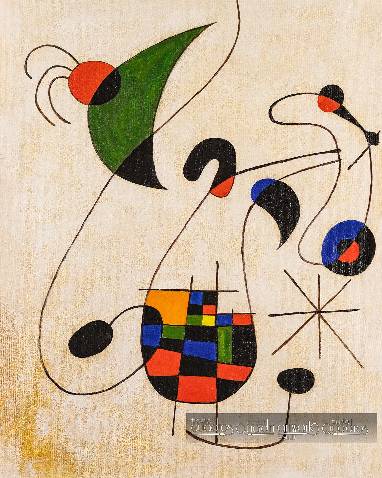 Le chanteur mélancolique, Miró