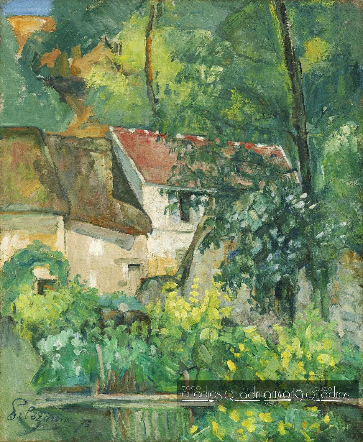 La Maison du père Lacroix, Cézanne