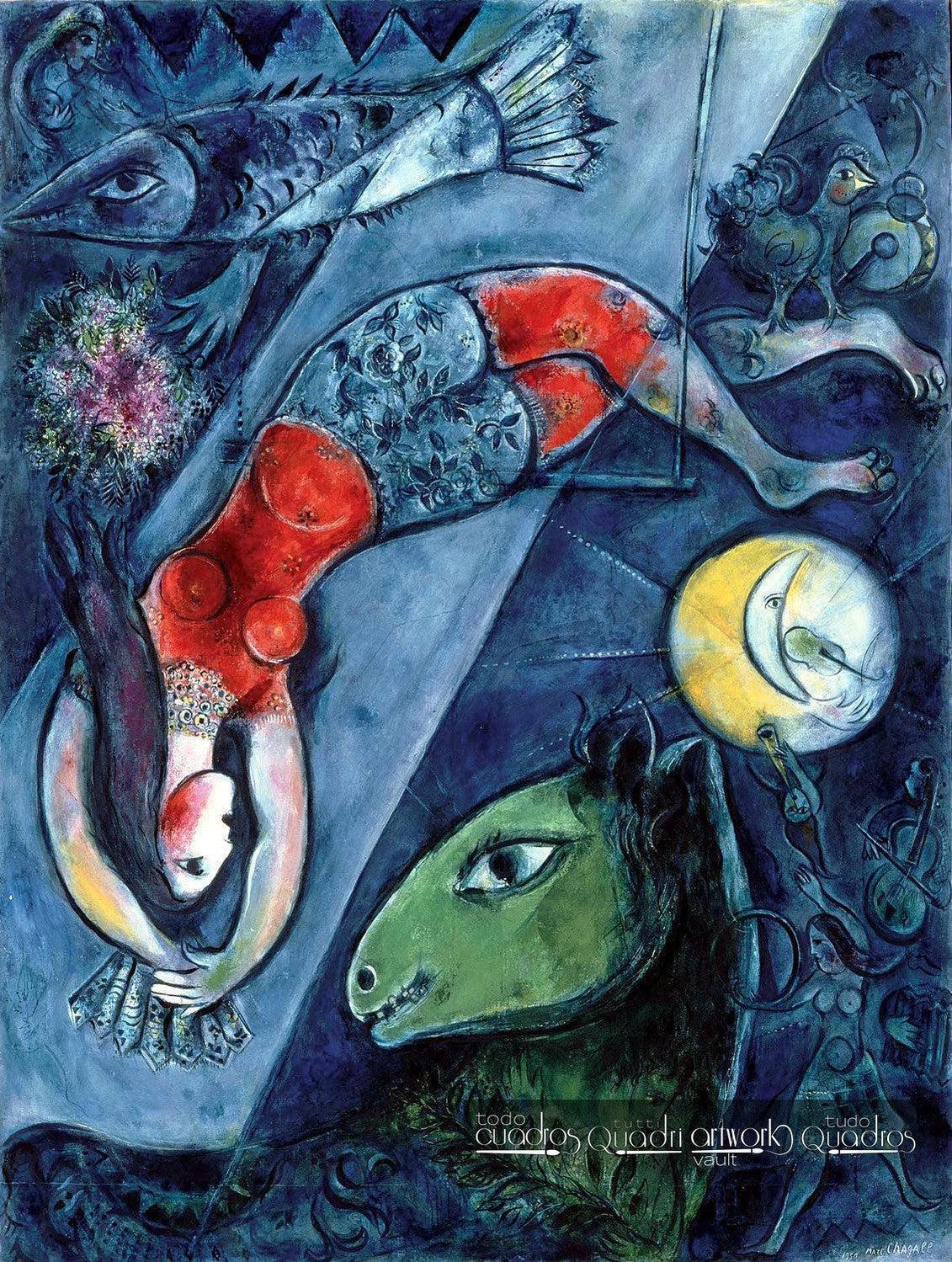 Le Cirque bleu, Chagall