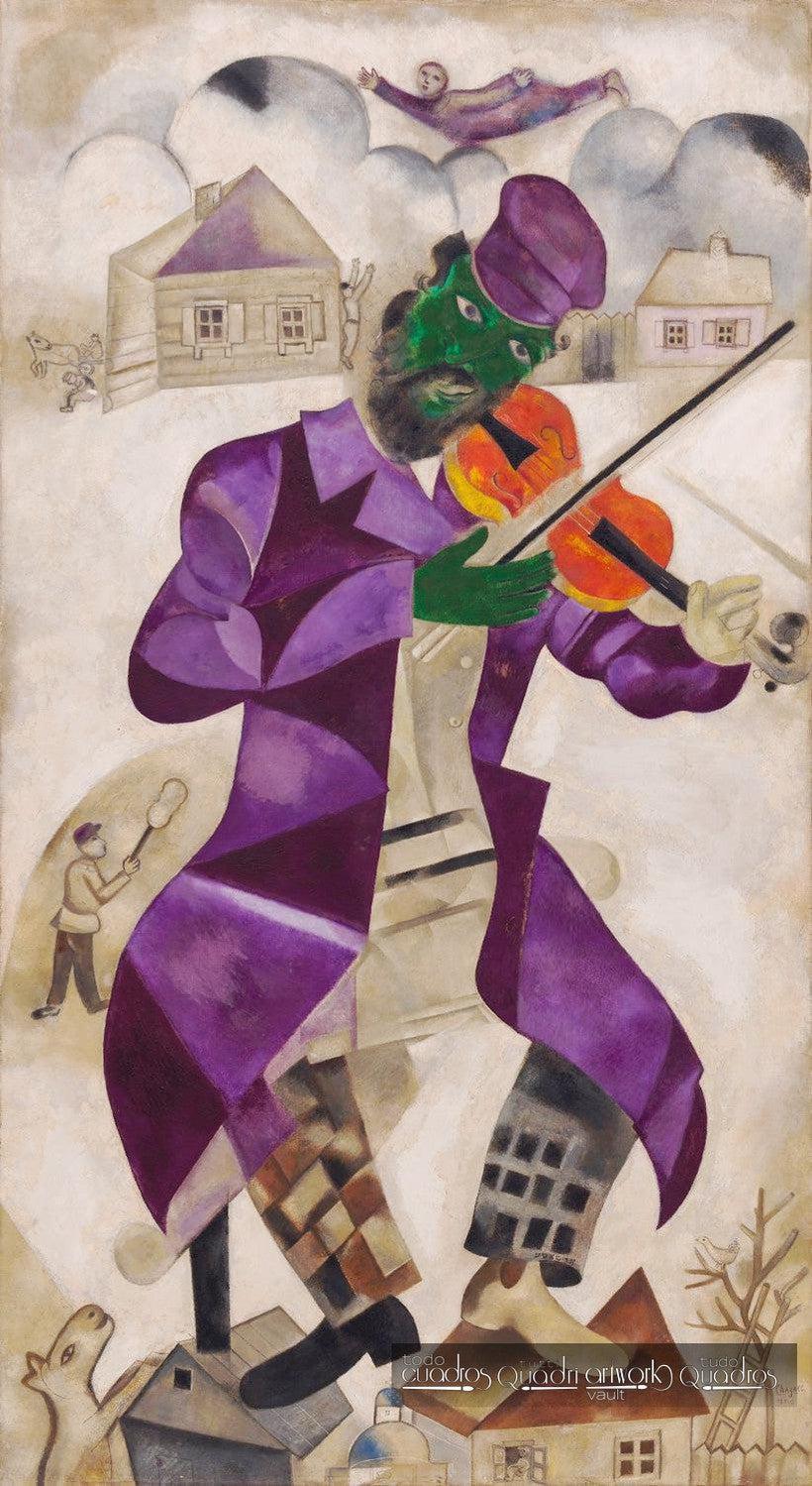 
Le Violoniste vert, Chagall