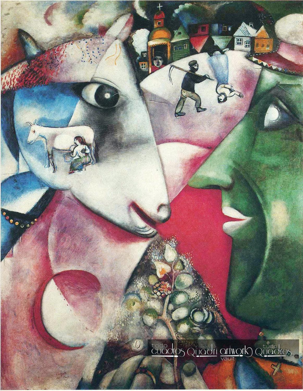 Moi et le Village, Chagall