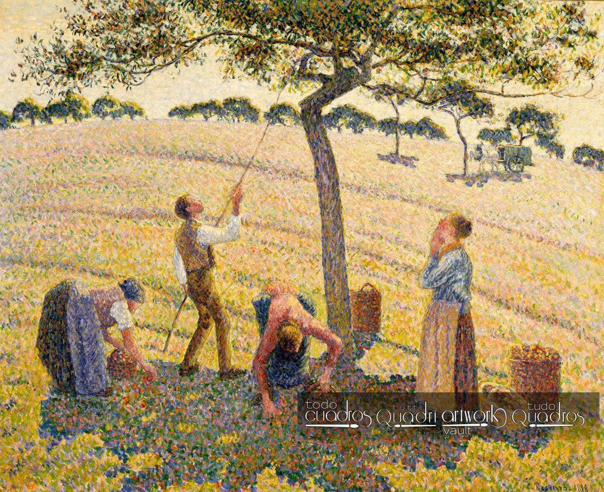 La récolte des pommes à Éragny, Pissarro