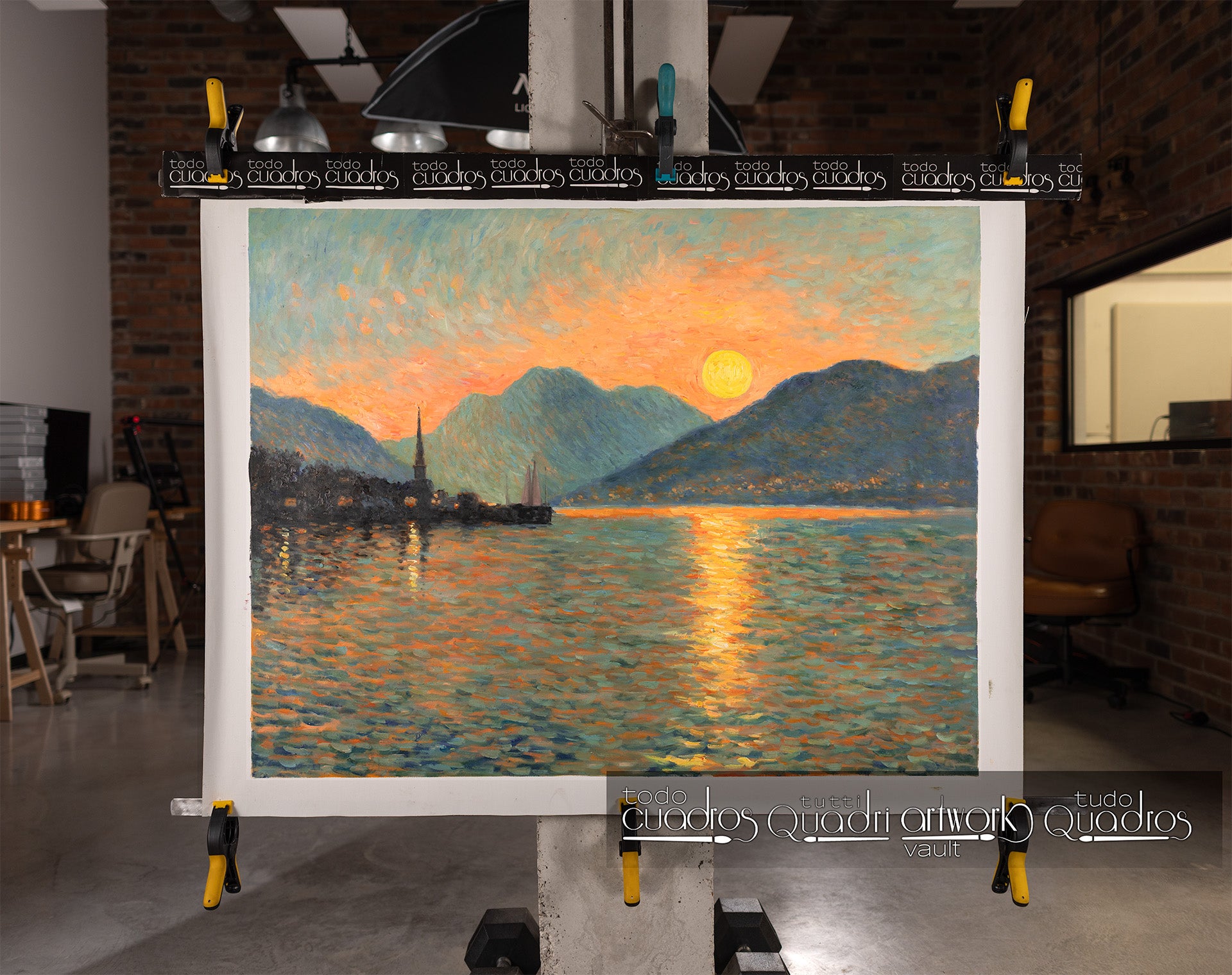 Crépuscule éternel, style Monet