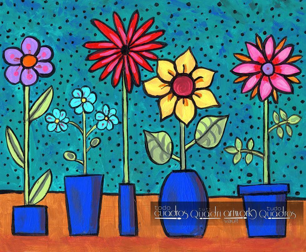 Petites fleurs, Huile