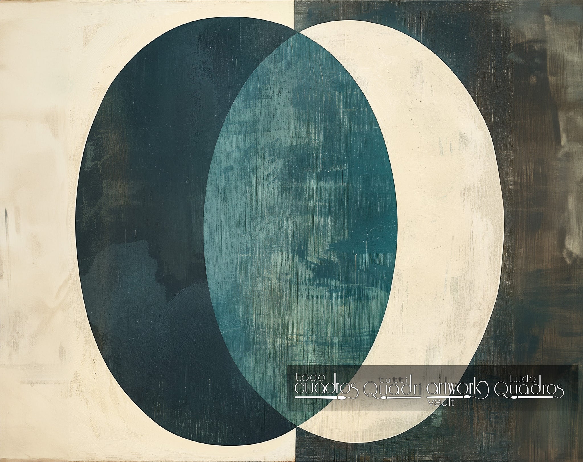 « Intersection », tableau décoratif à l’huile pour chambres
