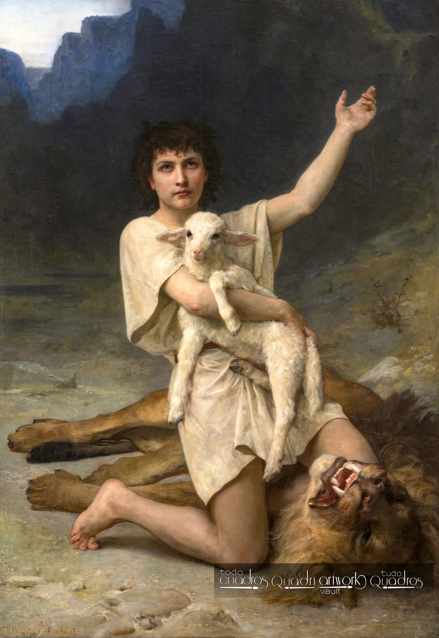Le berger David, Bouguereau