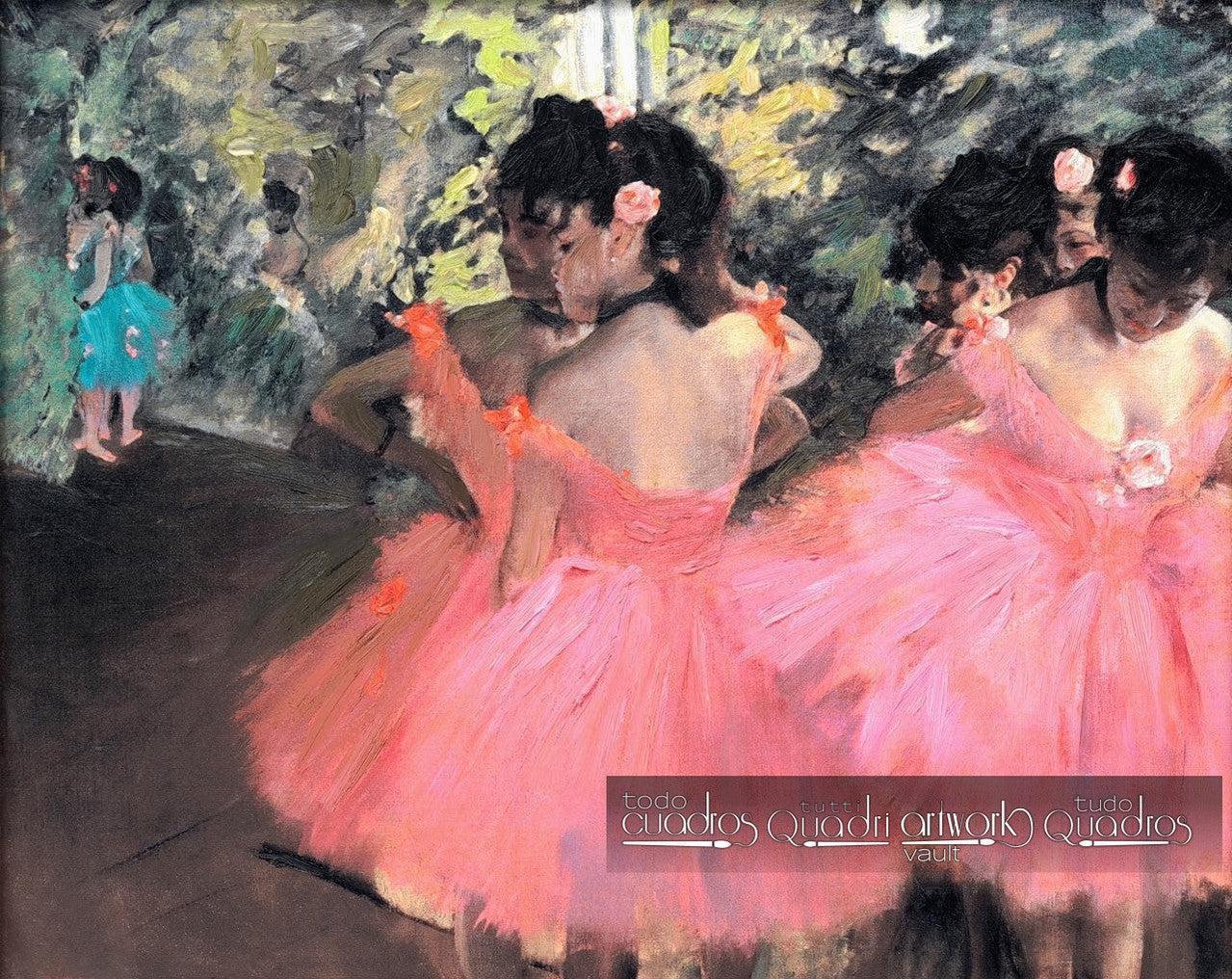 Danseuses en rose, Degas