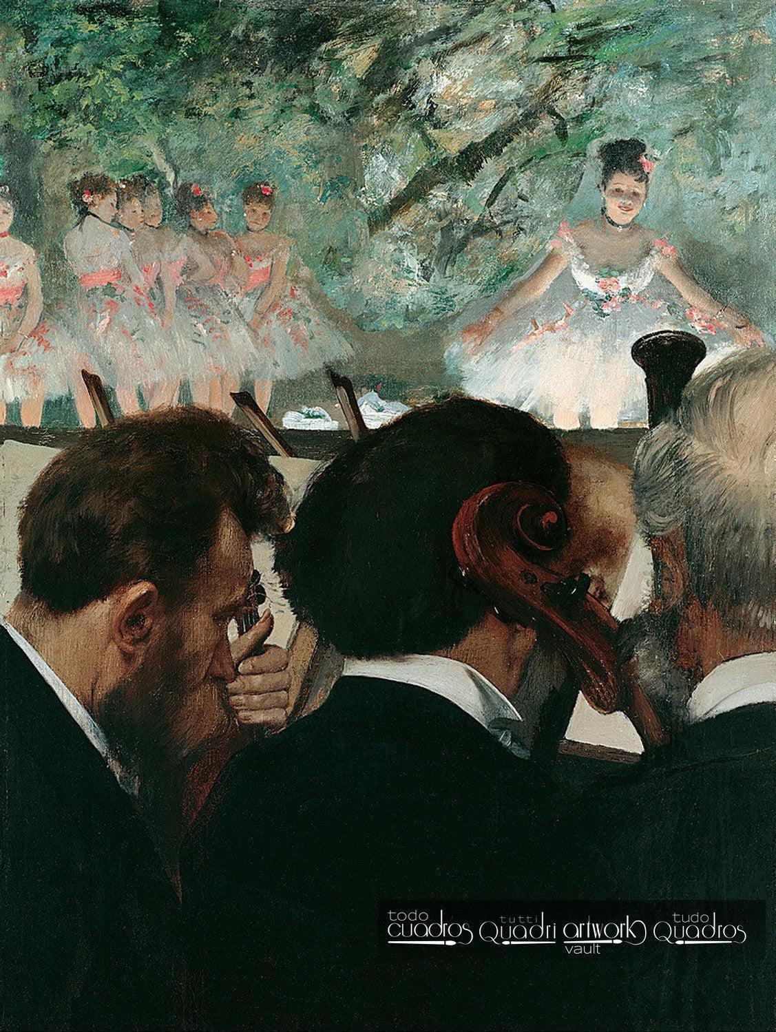 Musiciens à l'orchestre, Degas