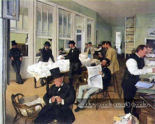 Le Bureau de coton à La Nouvelle-Orléans, Degas