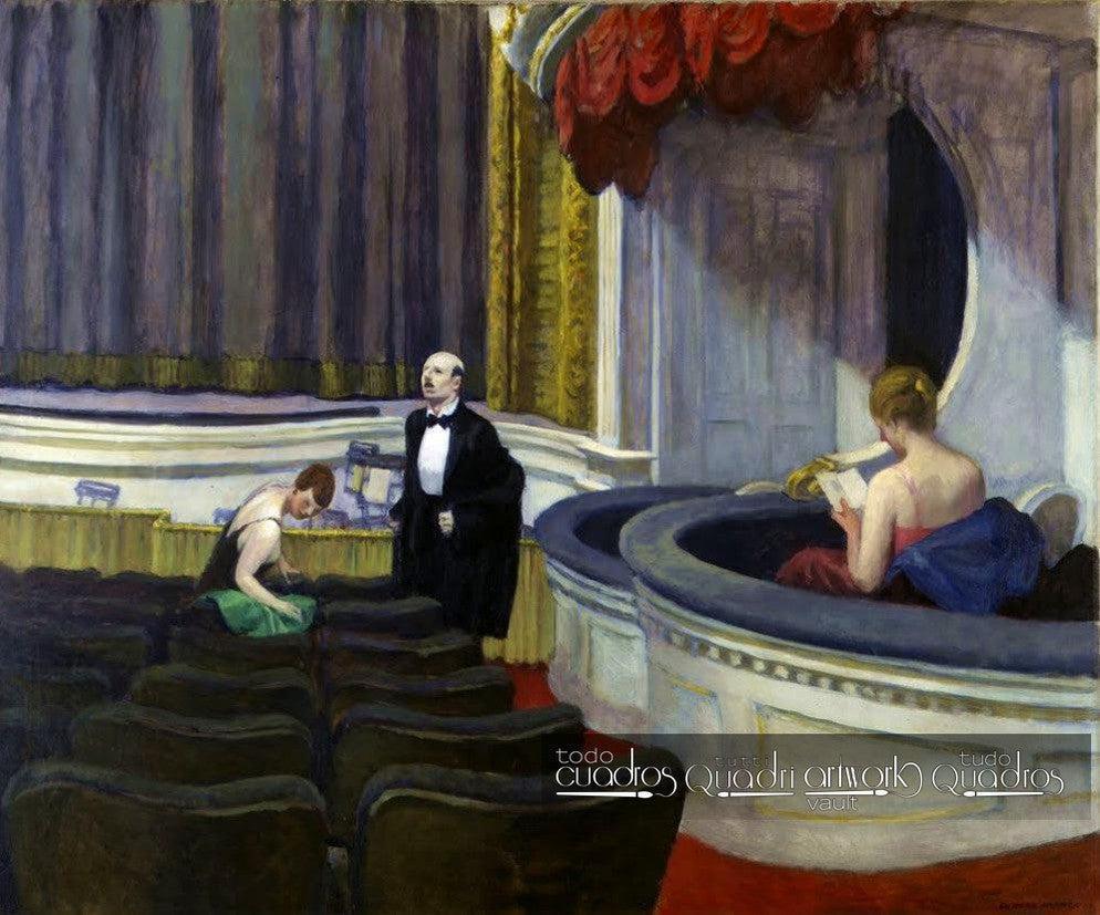 Deux sur les gradins, Hopper