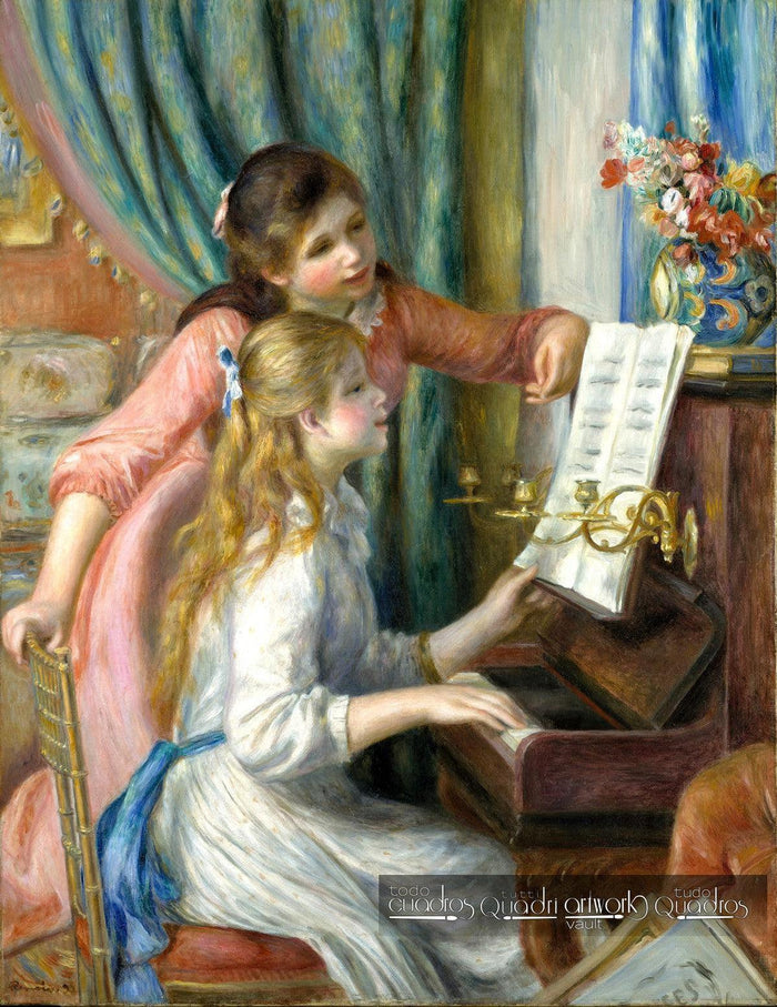 Jeunes filles au piano, Renoir