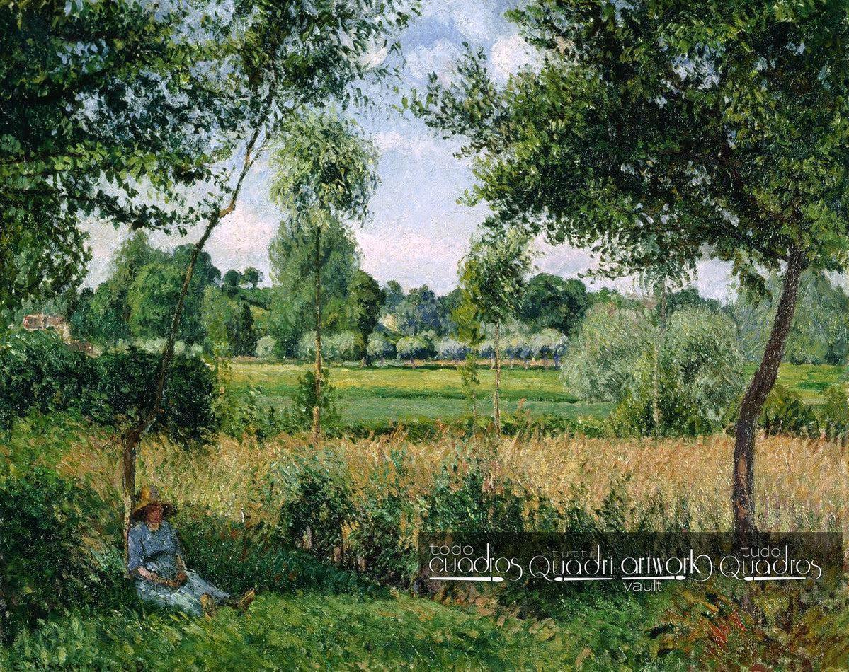 Effet de la lumière du matin à Éragny, Pissarro