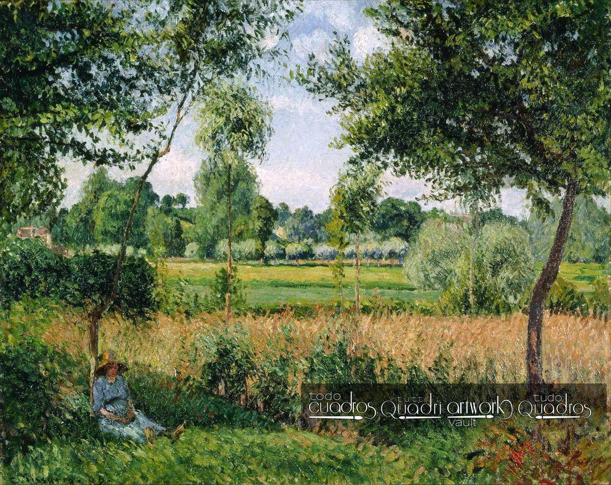 Effet de la lumière du matin à Éragny, Pissarro