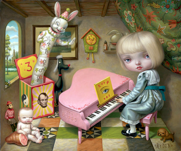 Casa de muñecas por dentro.