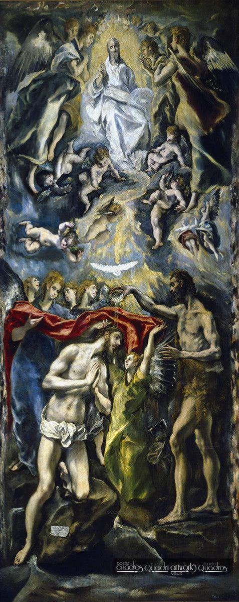Le Baptême du Christ, Le Greco