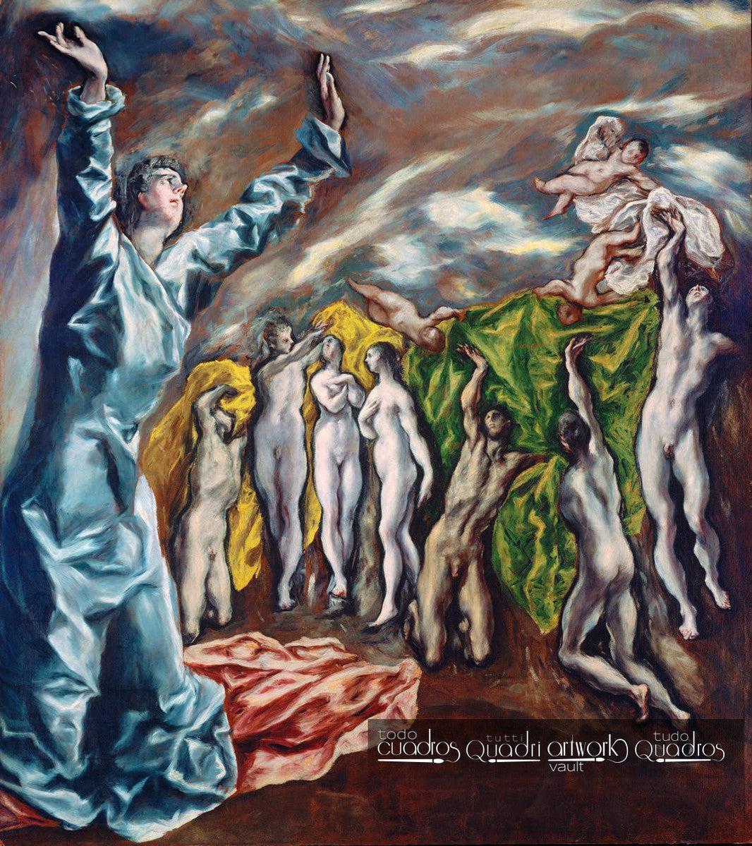 
L'Ouverture du cinquième sceau, Le Greco