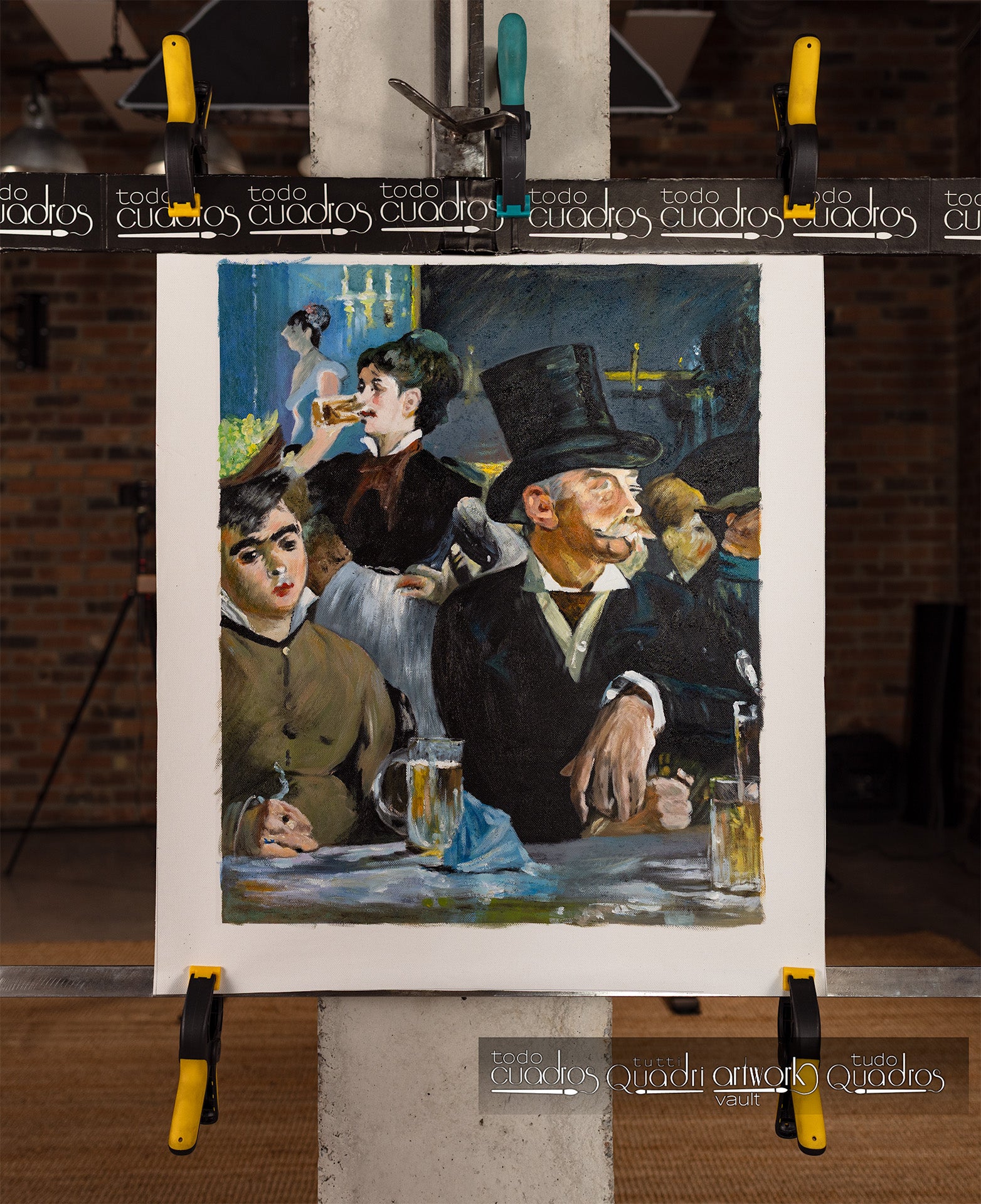 Au Café, Café-concert, Manet