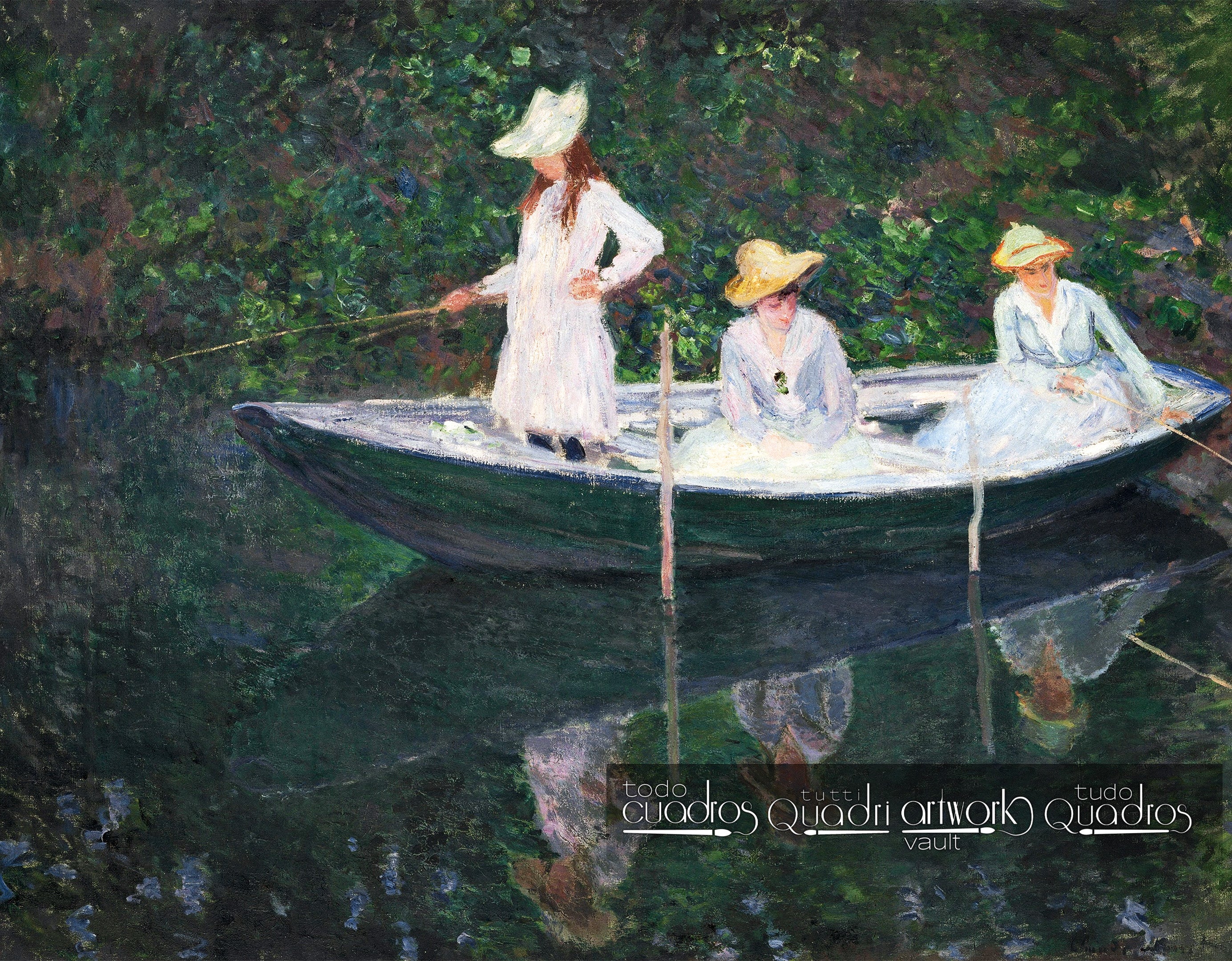 La barque à Giverny, Monet