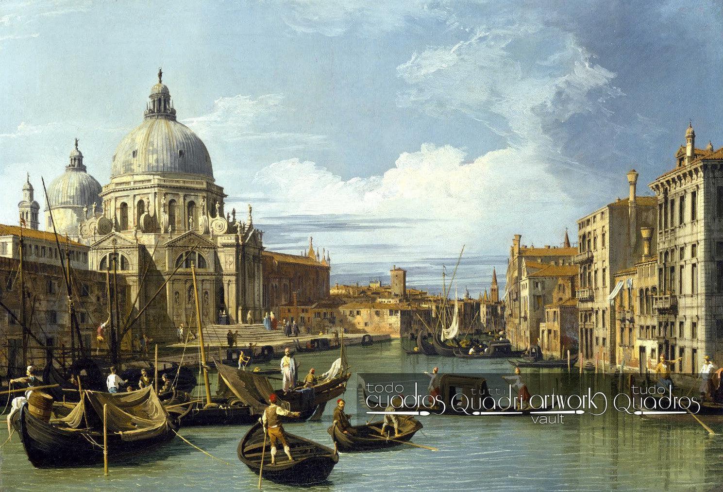 L’Entrée du Grand Canal, Venise. Canaletto