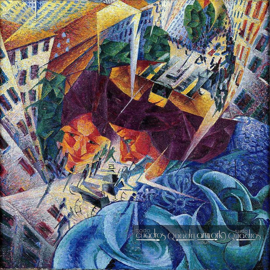 Visions simultanées, Boccioni