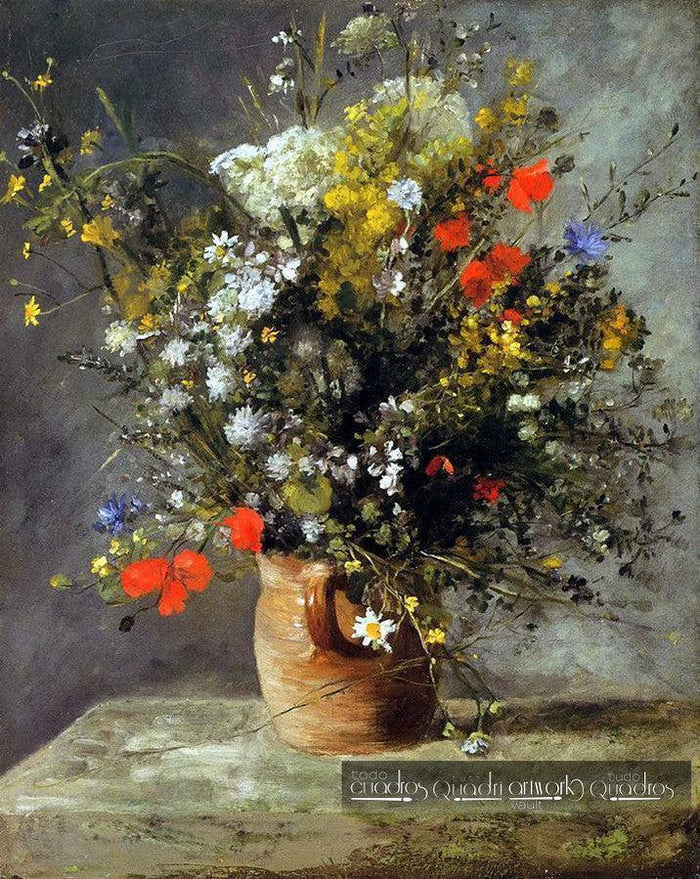 Vase de fleurs, Renoir