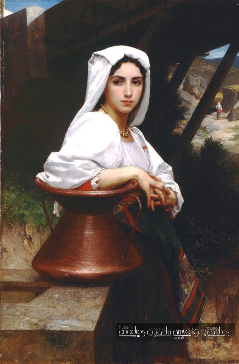 Jeune Italienne puisant de l’eau, Bouguereau