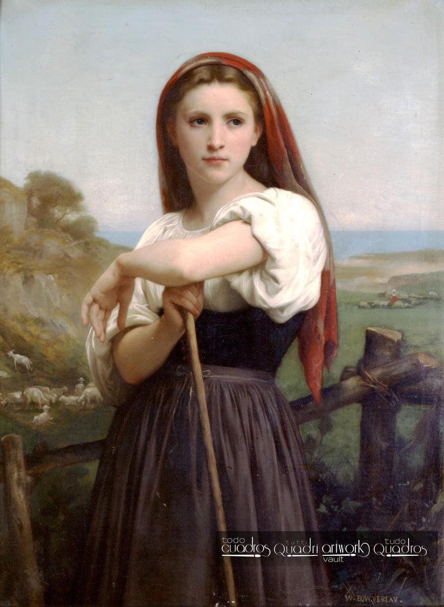 La Jeune Bergère, Bouguereau