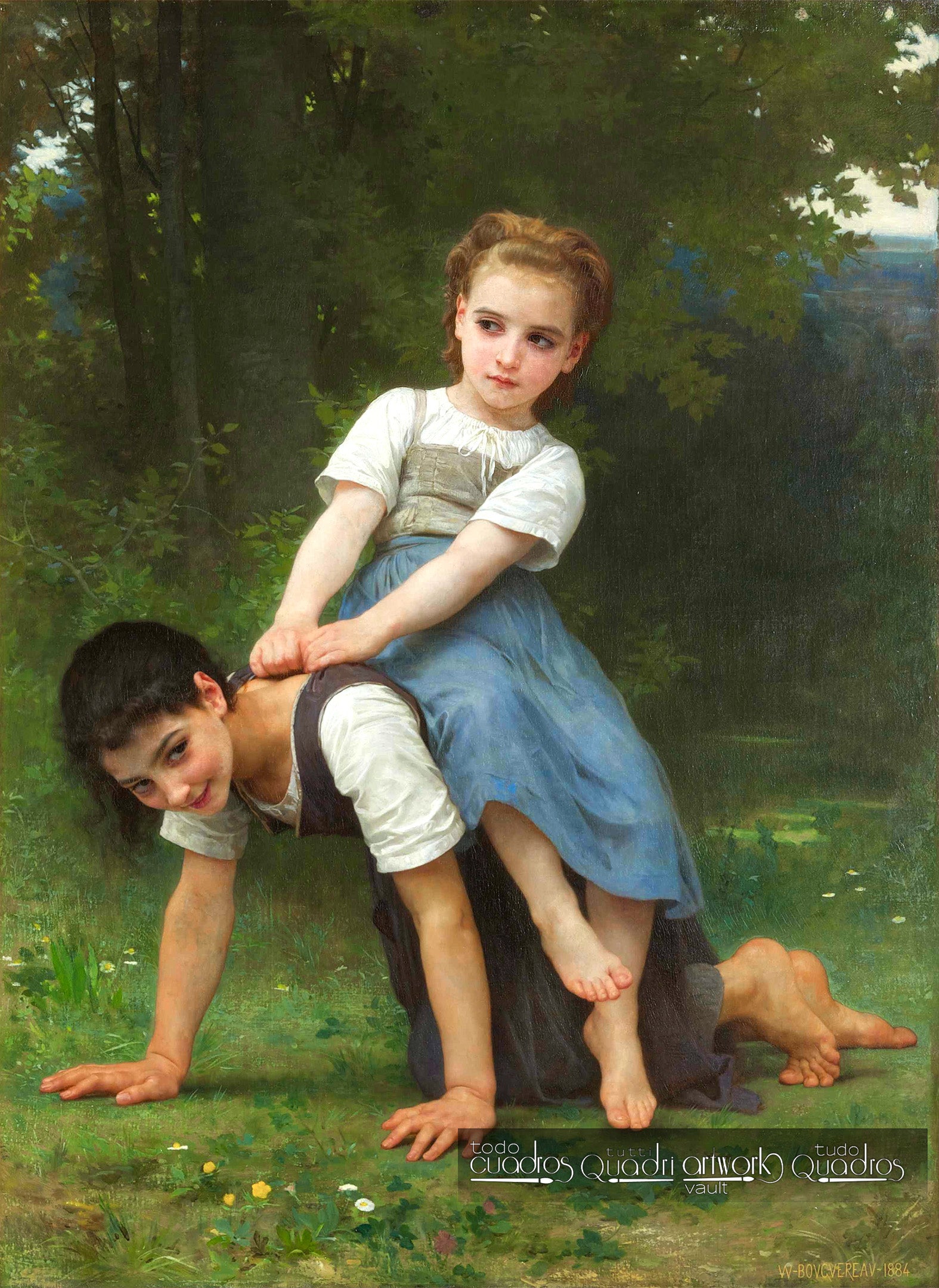 L’ânesse, Bouguereau
