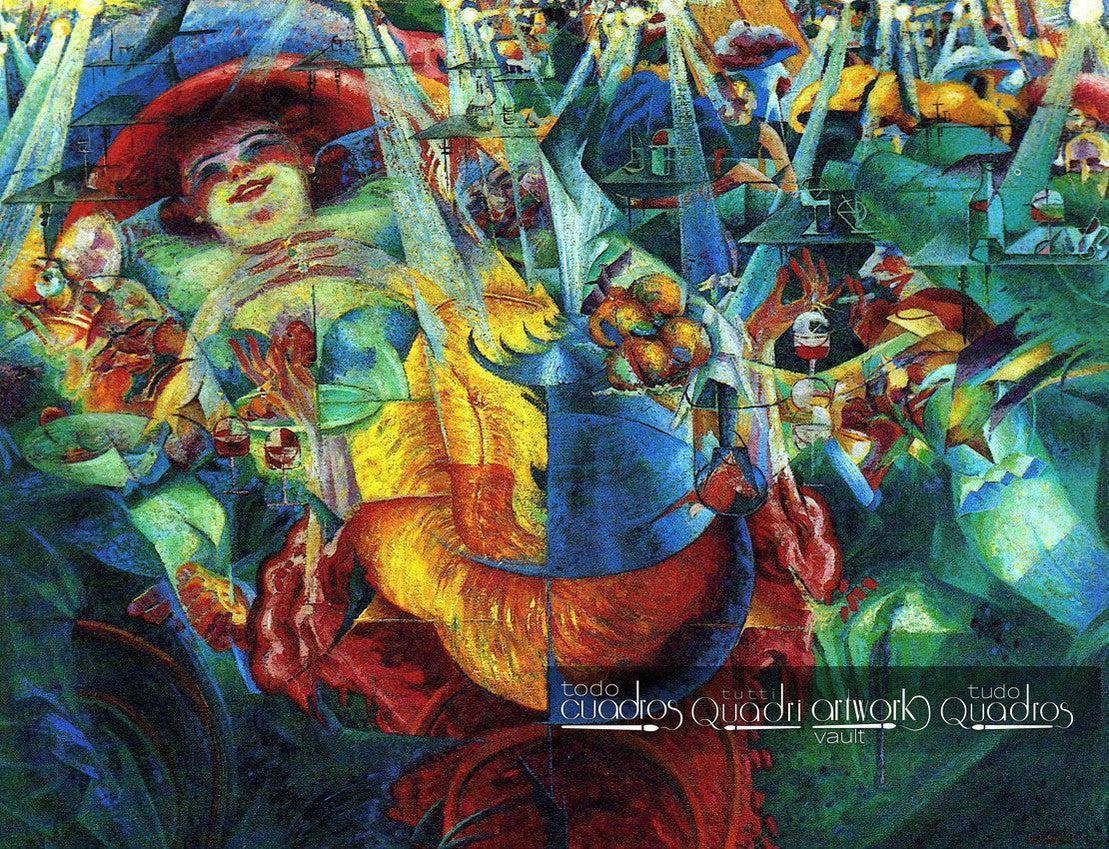 Le rire, Boccioni