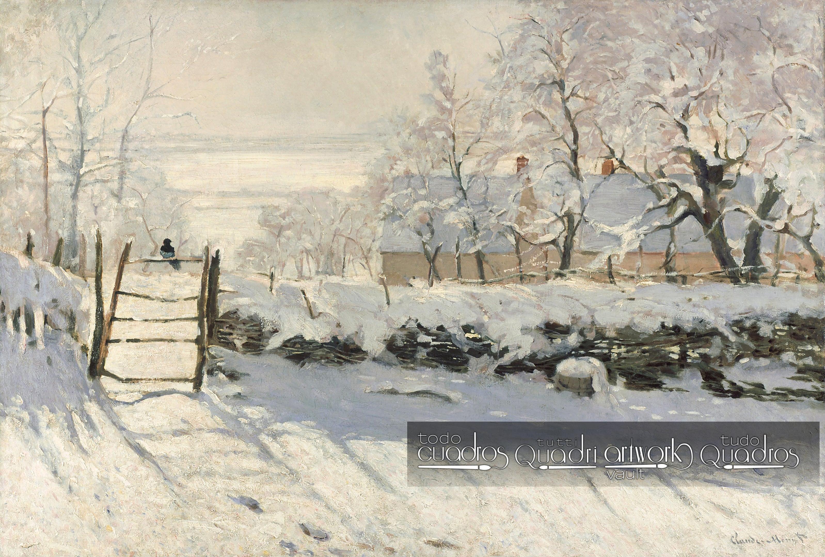 La Pie, Monet