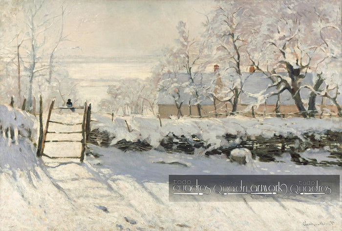 La Pie, Monet