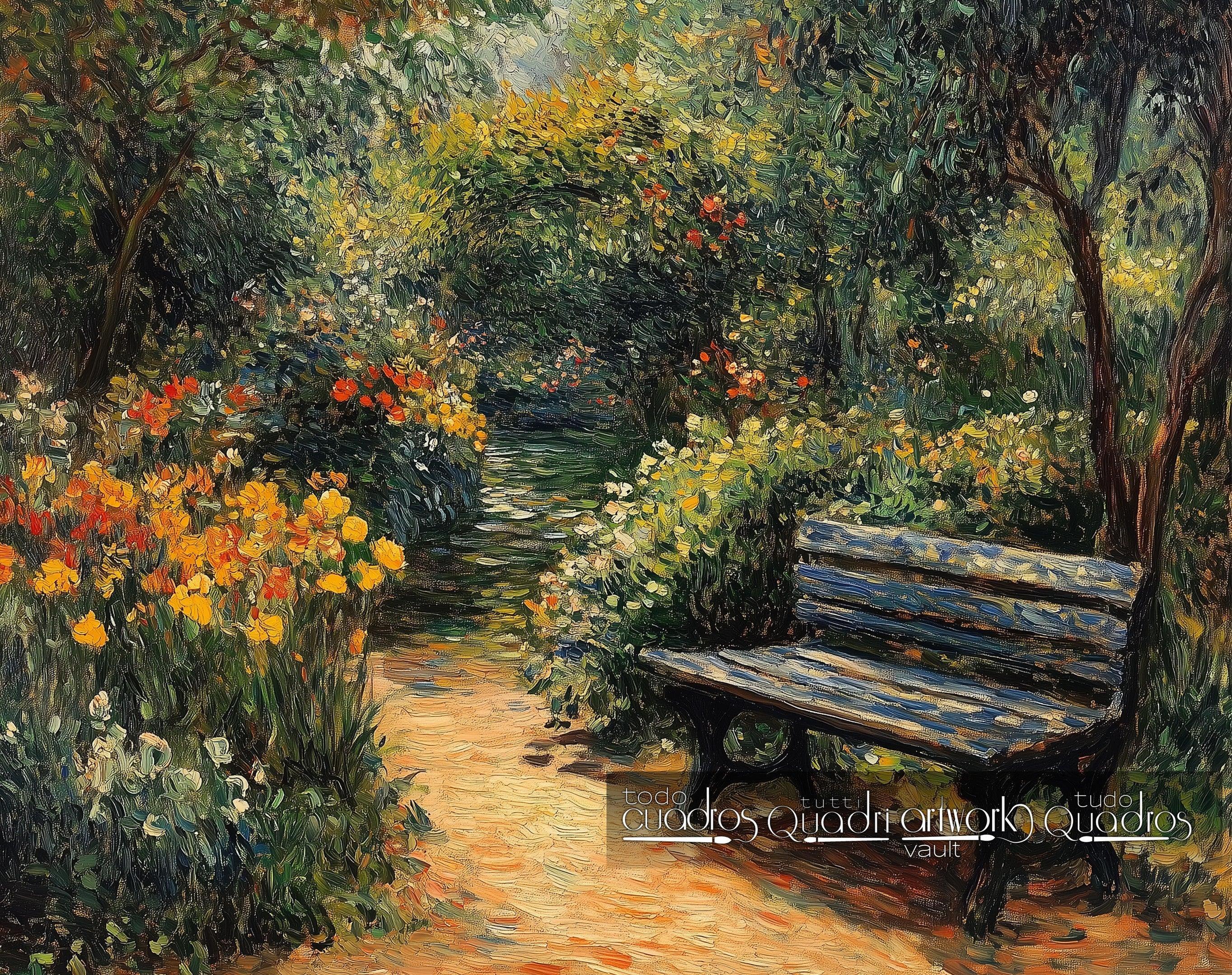 Le jardin de Van Gogh, style Van Gogh