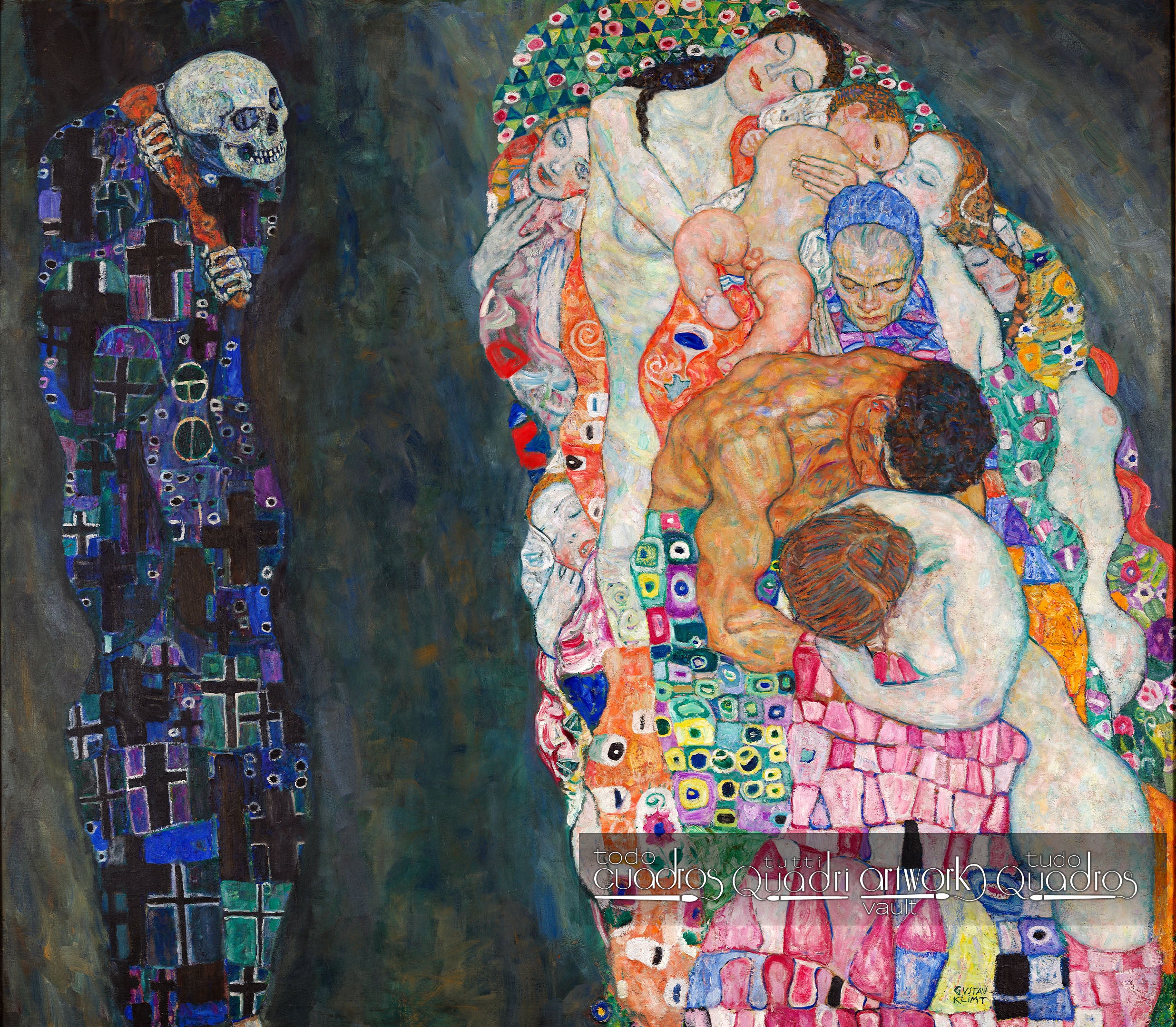 
La Vie et la Mort, Klimt