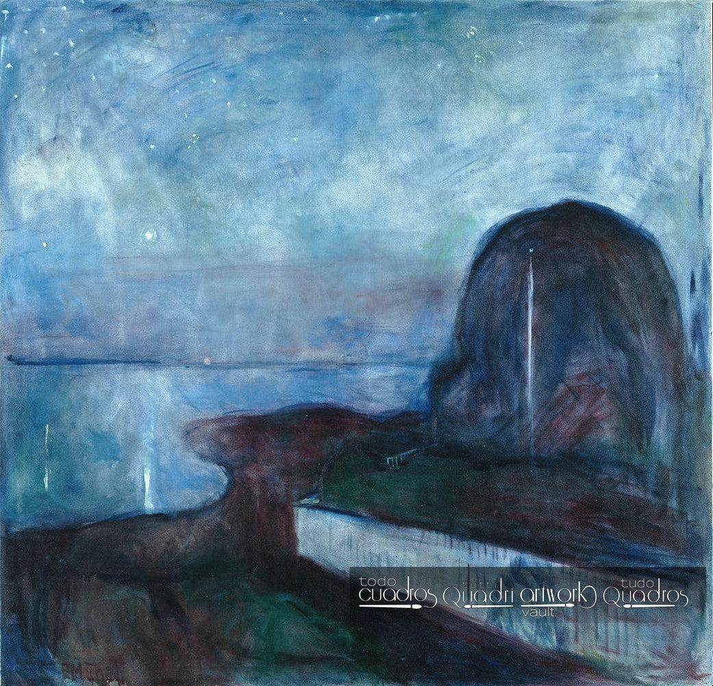 Nuit étoilée, Edvard Munch