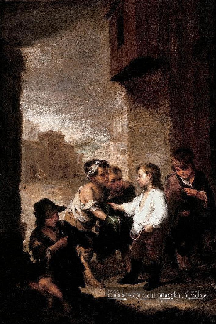 Saint Thomas de Villanueva enfant distribuant ses vêtements, Murillo