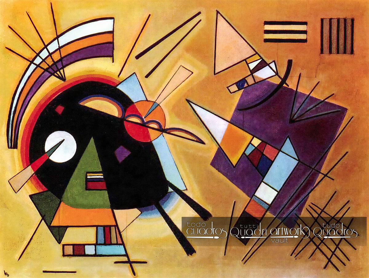 Noir et violet, Kandinsky