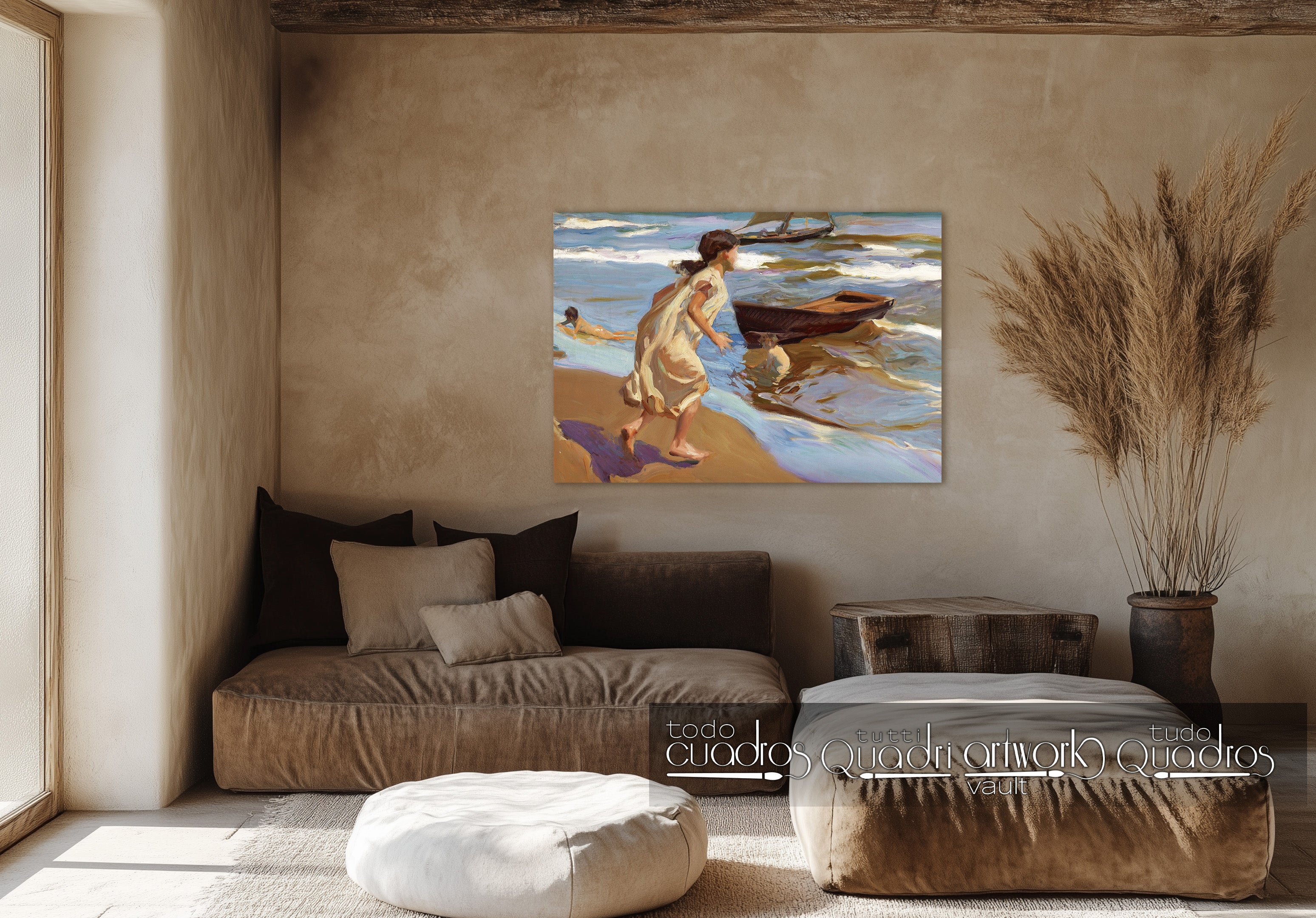 Fillette entrant dans l'eau, Sorolla