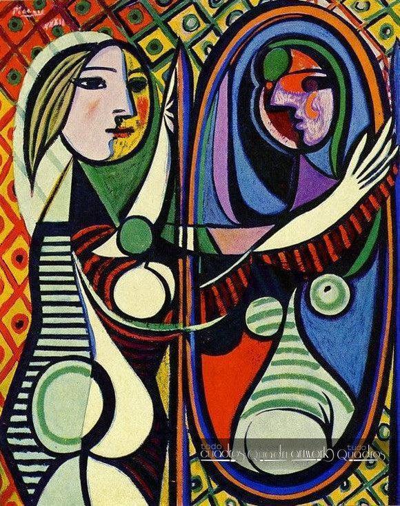 Jeune fille devant un miroir, Picasso