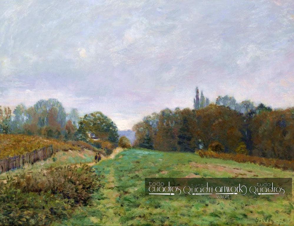 Paysage à Louveciennes, Sisley