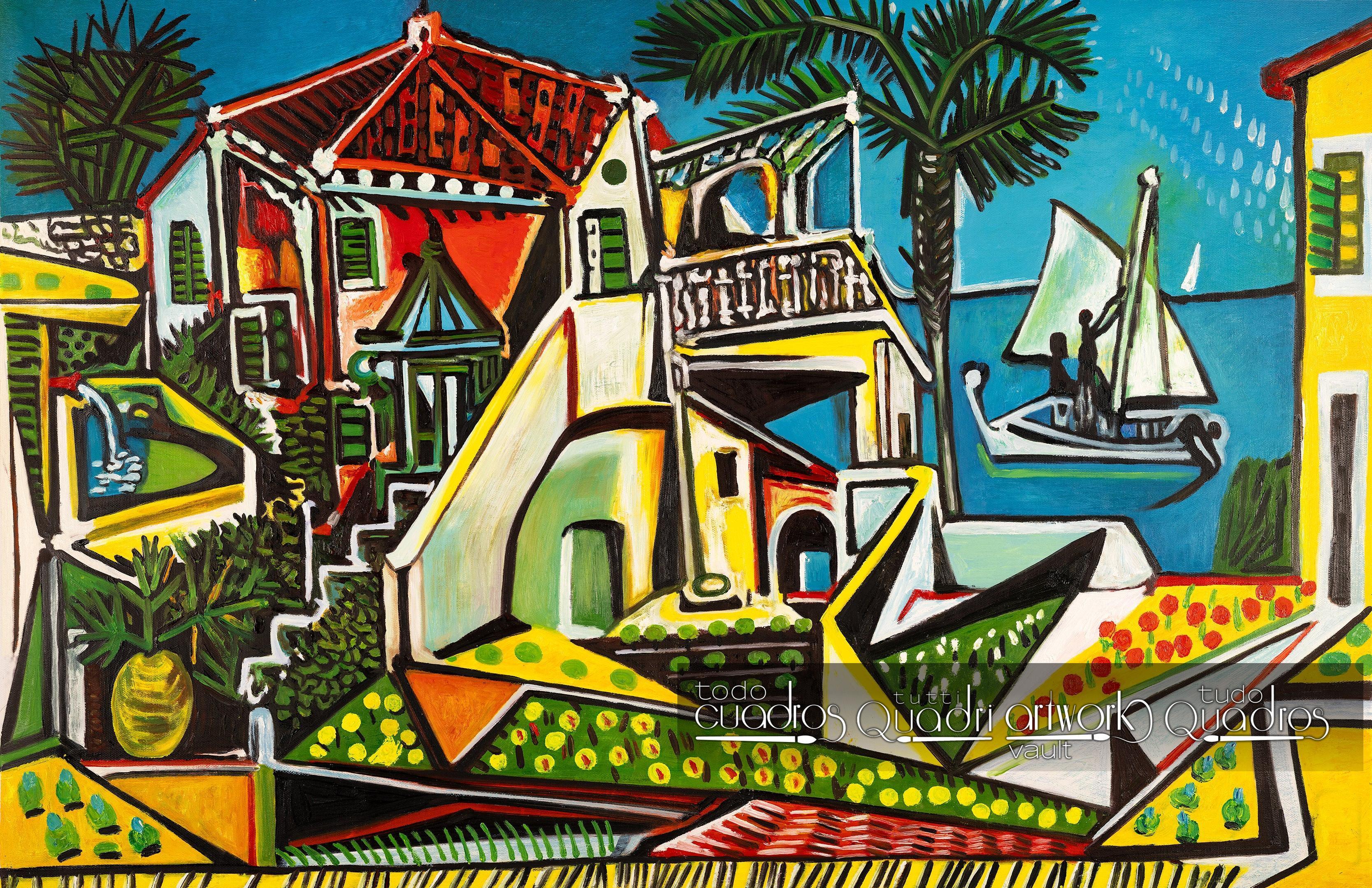 Paysage méditerranéen, Picasso
