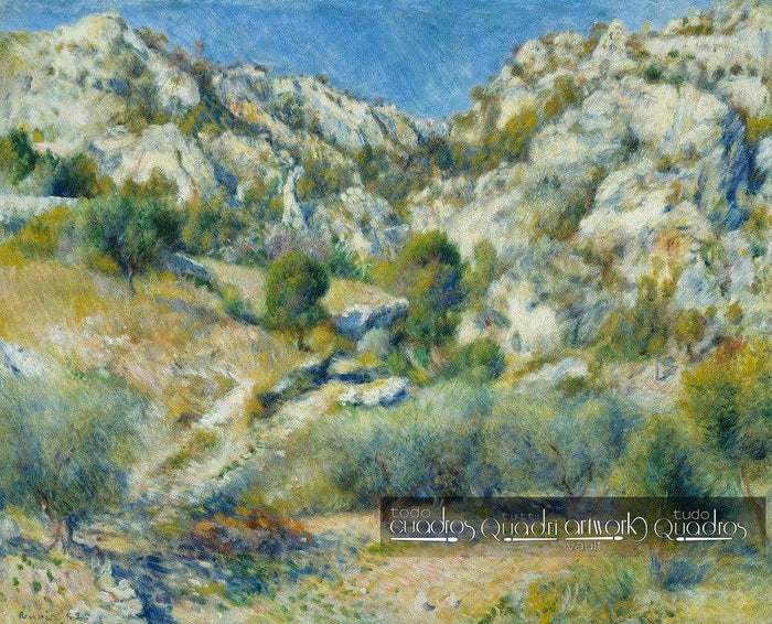 Rochers à l'Estaque, Renoir