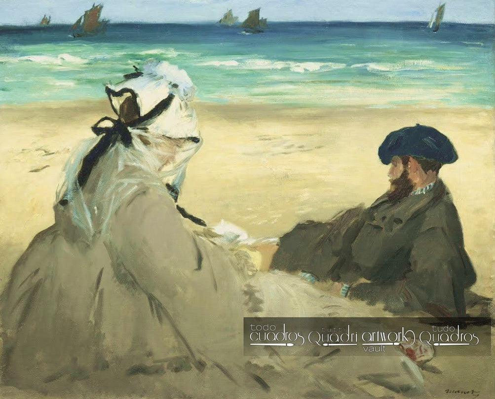 Sur la plage, Manet