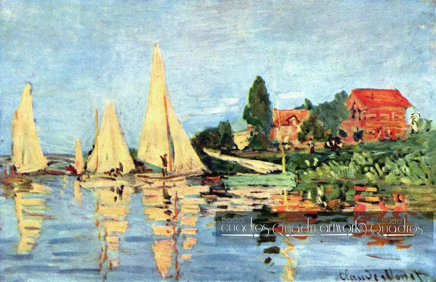 
Régates à Argenteuil, Monet