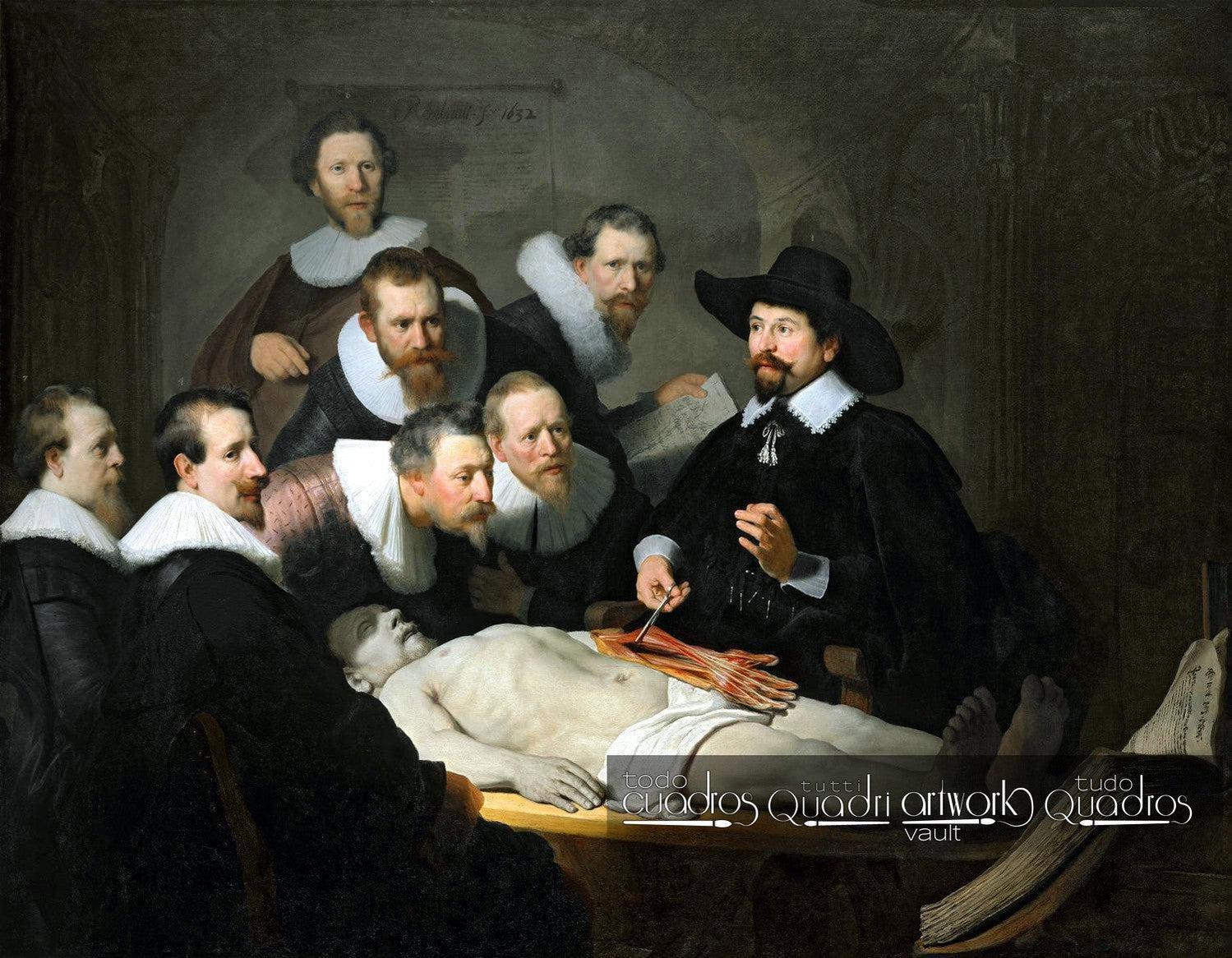 La Leçon d'anatomie du docteur Tulp, Rembrandt