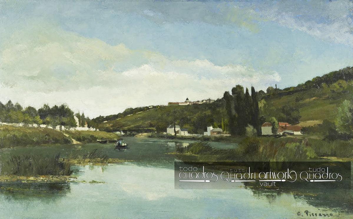 La rivière Marne à Chennevières, Pissarro