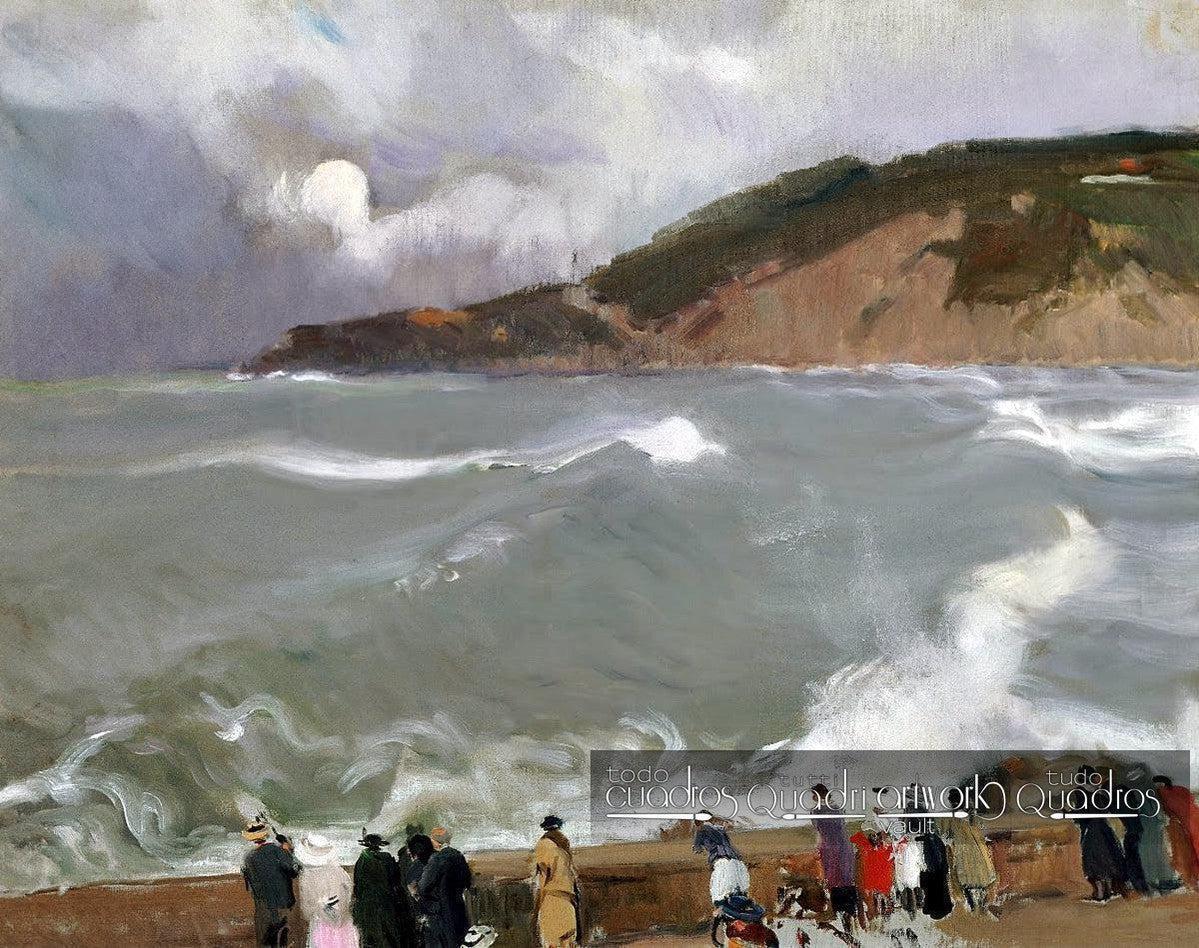 Brise-lames de Saint-Sébastien, Sorolla