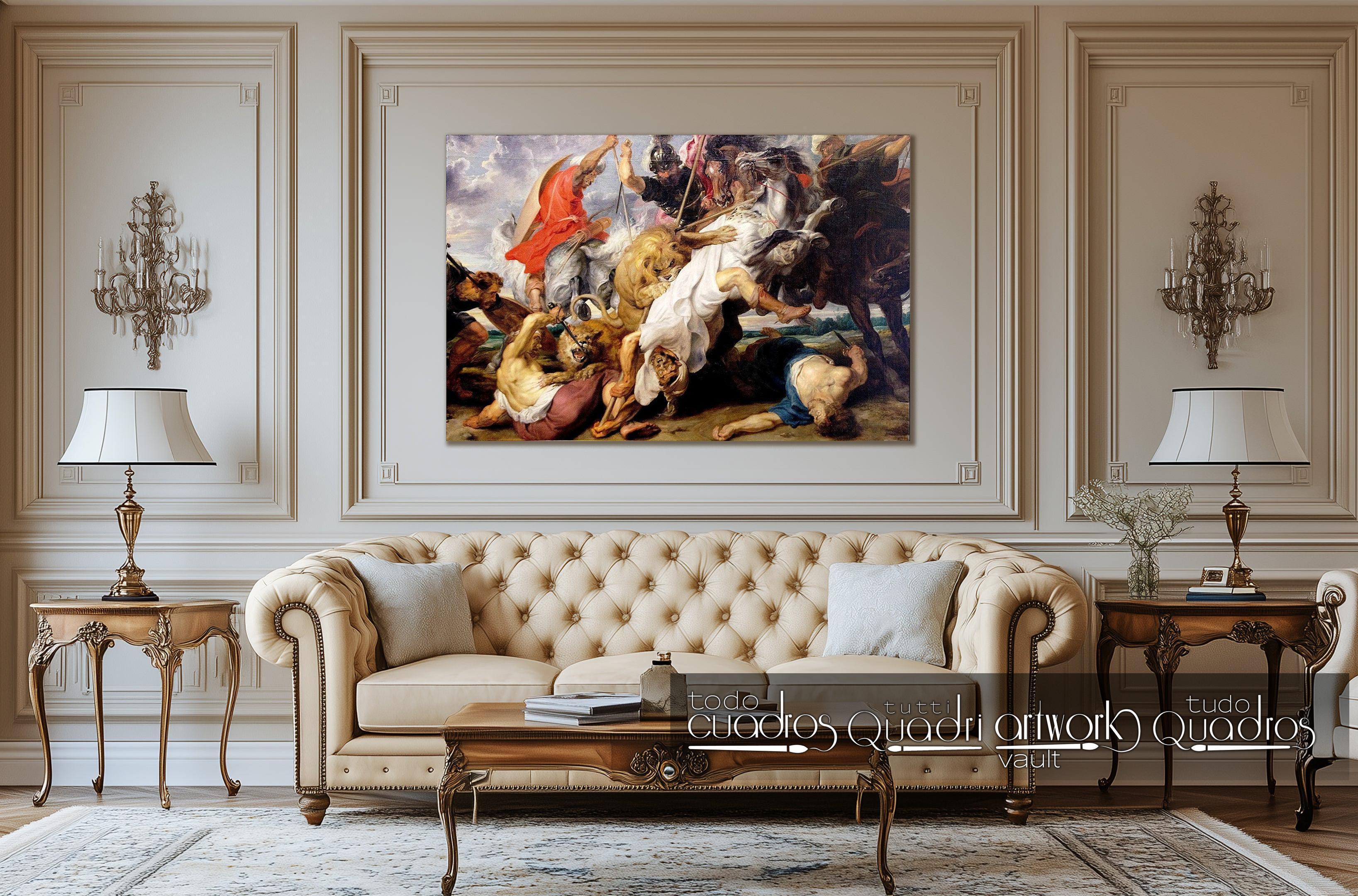 La Chasse au lion, Rubens