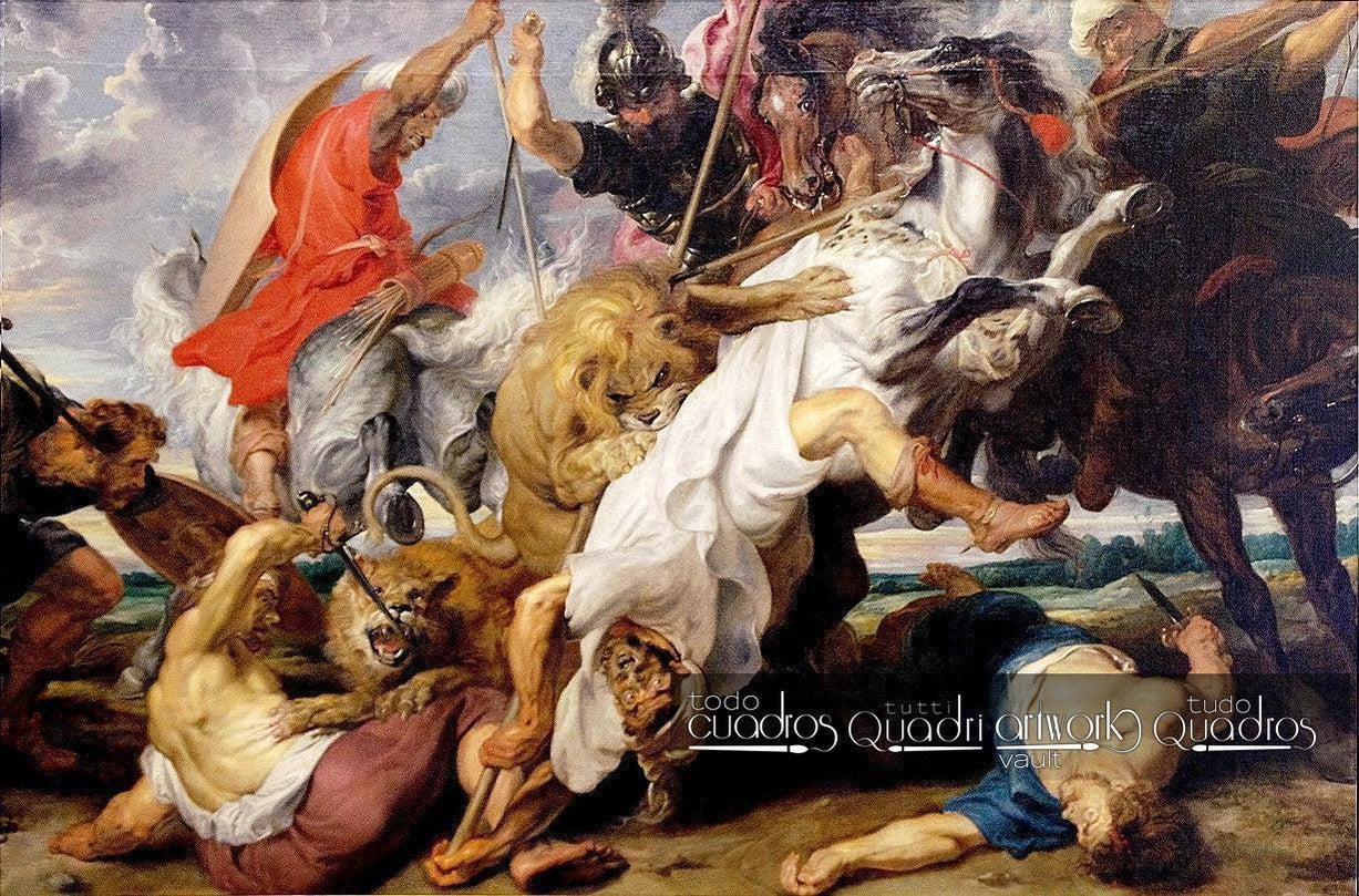 La Chasse au lion, Rubens