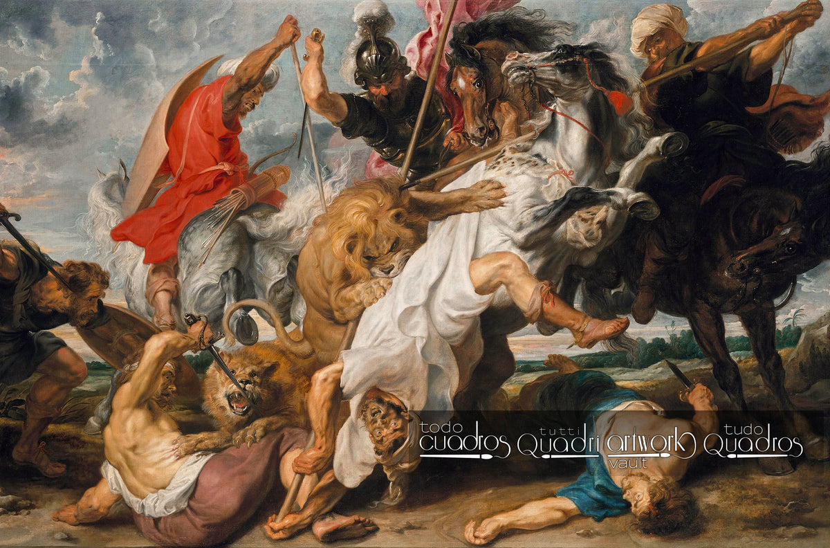 La Chasse au lion, Rubens